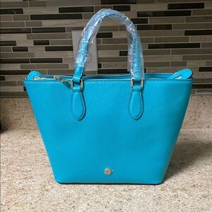 Kate Landry Blue Tote Bag with Classic Design NWOT